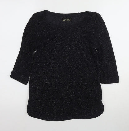 Womens UK Size 8 New Look Black Pullover Jumper