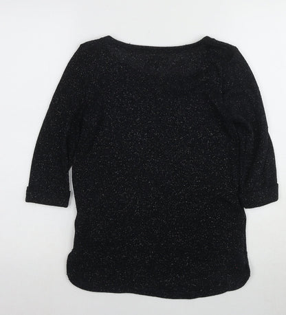 Womens UK Size 8 New Look Black Pullover Jumper