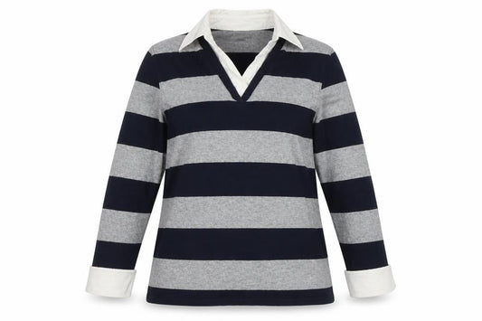 Next Women's Multicoloured Striped Button-Up Shirt