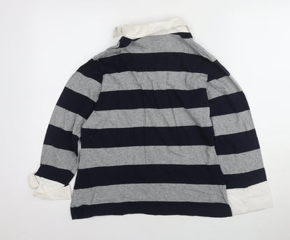 Next Women's Multicoloured Striped Button-Up Shirt