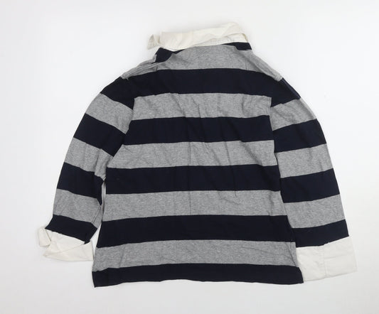 Next Women's Multicoloured Striped Button-Up Shirt