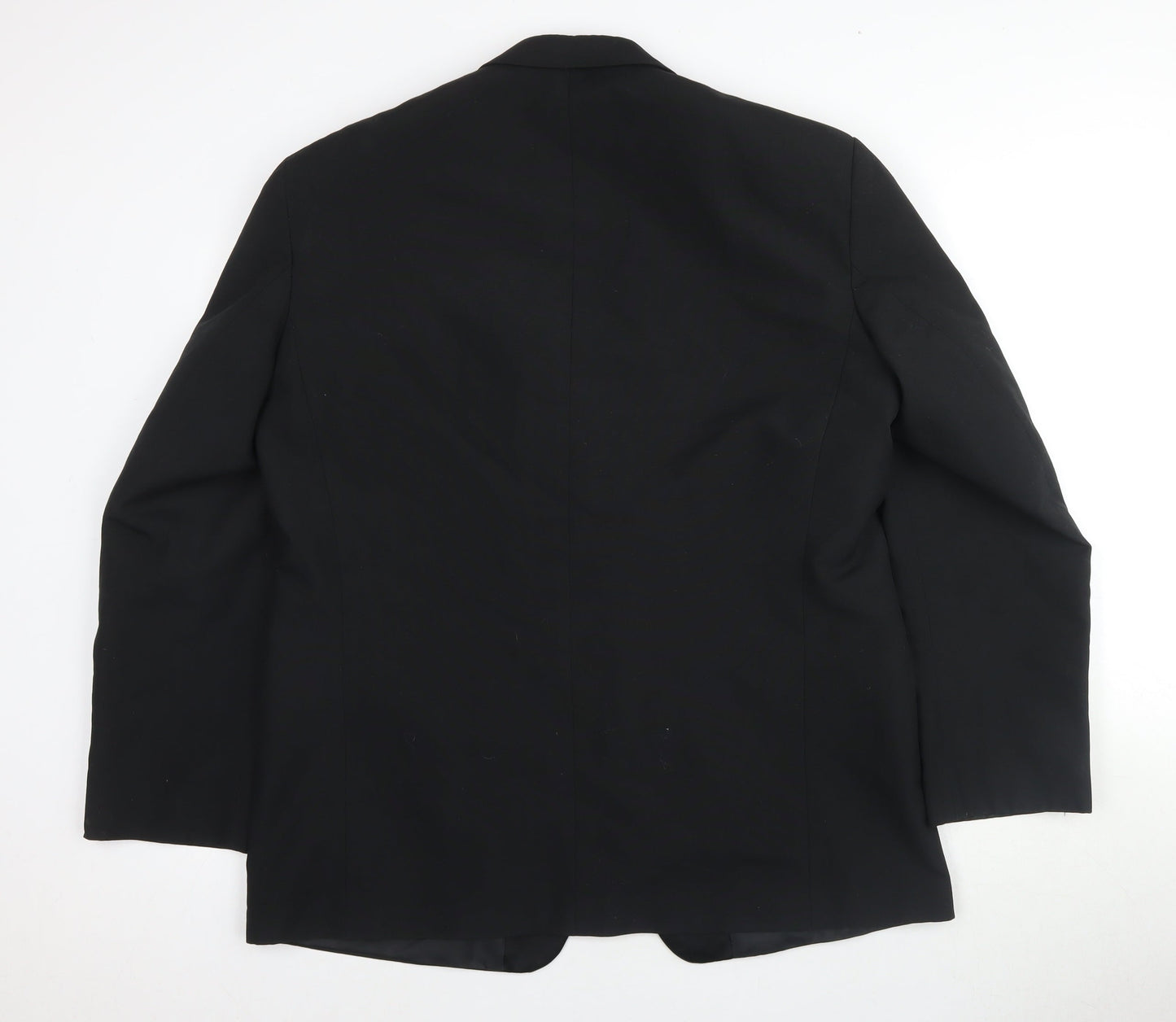 First Avenue Men's Black Regular Fit Blazer, Size 44R