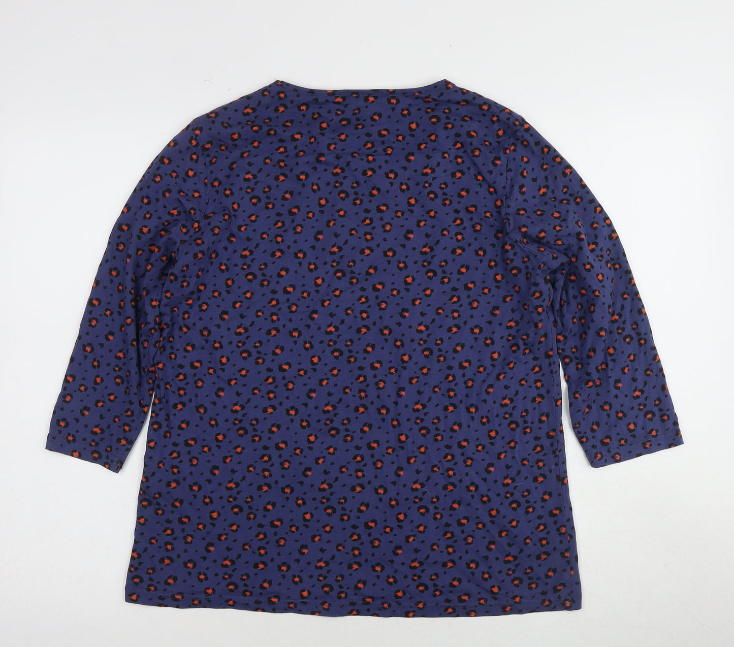 Womens UK Size 12 Damart Blue Basic Blouse