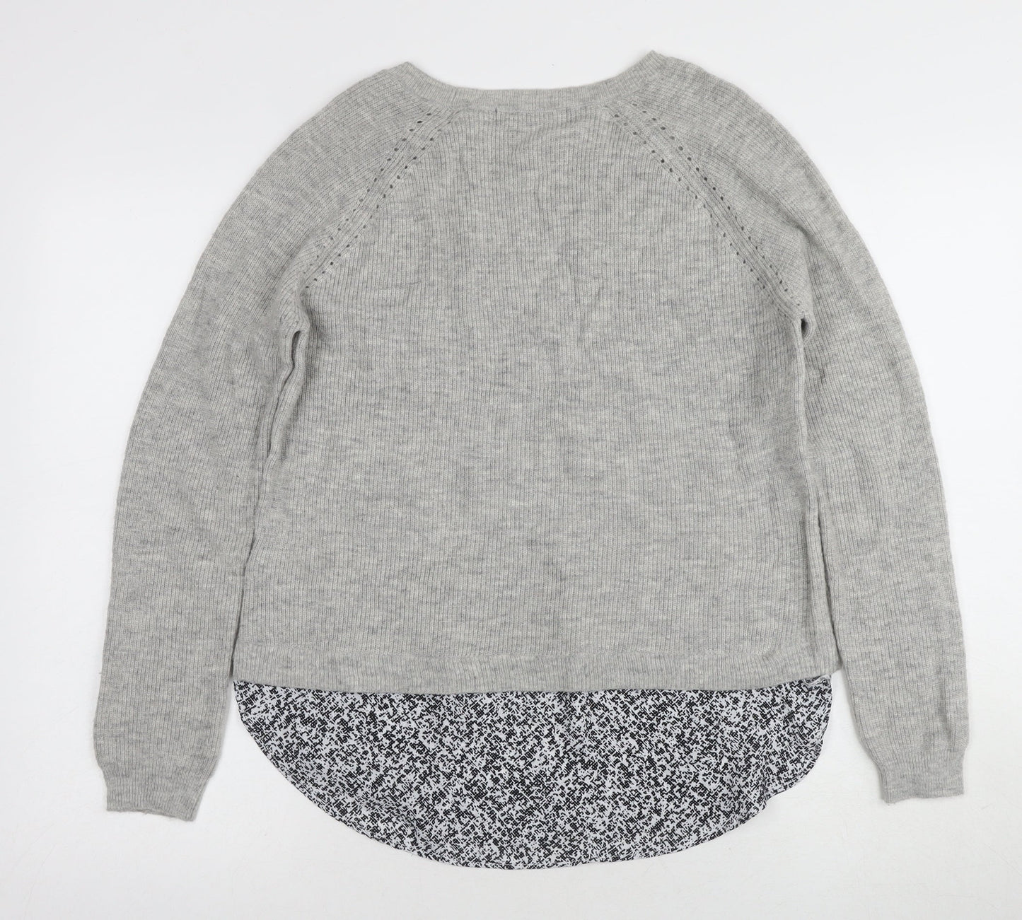 Womens UK Size 14 Marks and Spencer Grey Pullover Jumper