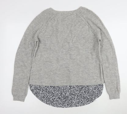 Womens UK Size 14 Marks and Spencer Grey Pullover Jumper