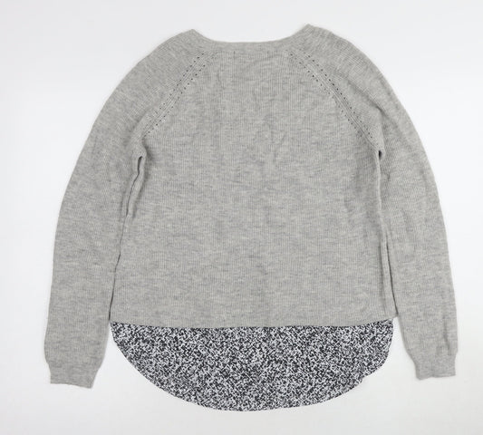 Womens UK Size 14 Marks and Spencer Grey Pullover Jumper