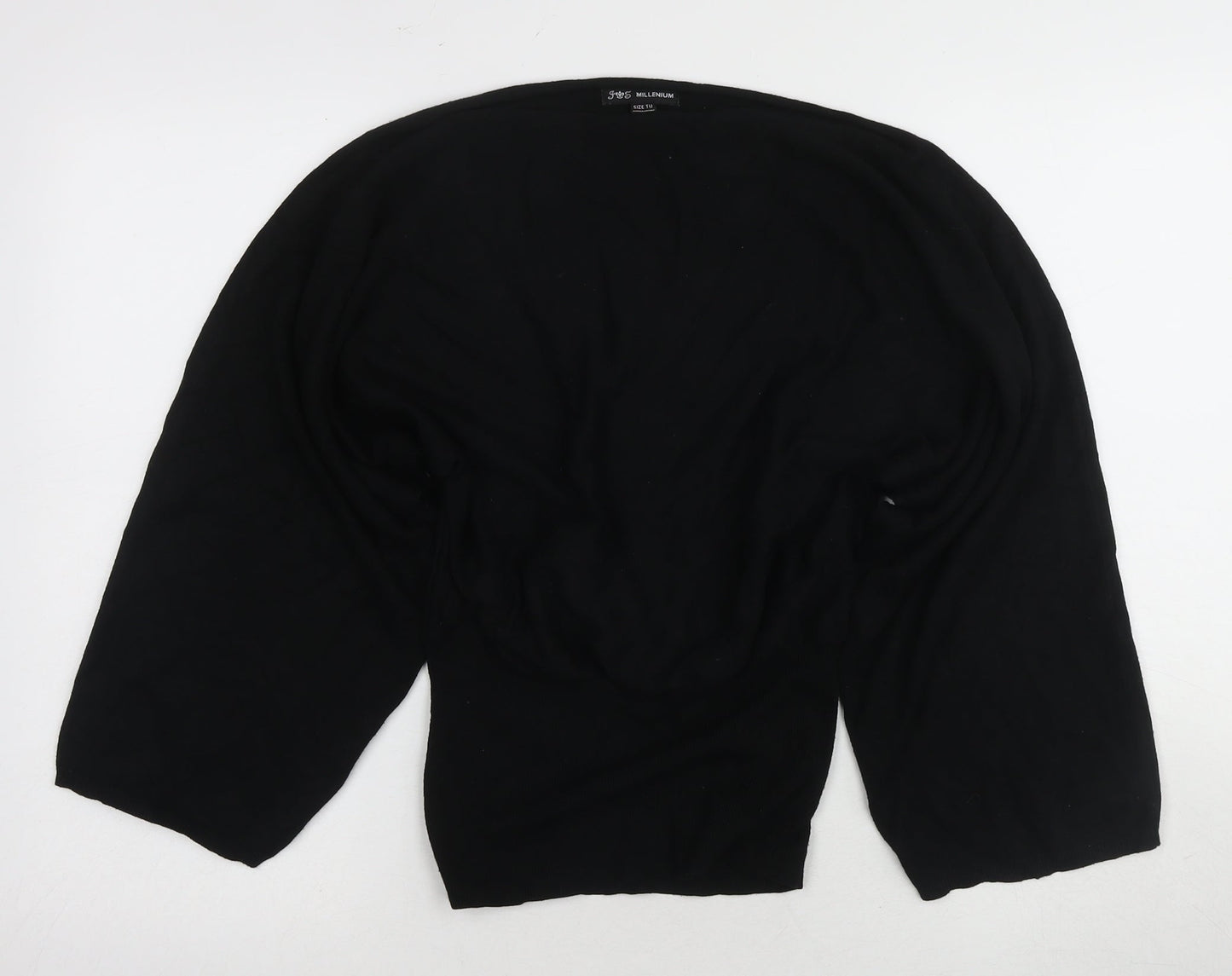 Womens UK Size One Size Millenium Black  Blouse