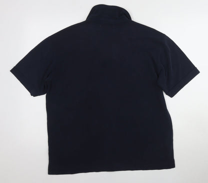 Jonathan Adams Men's Blue Polo Shirt Size 12 Short Sleeve