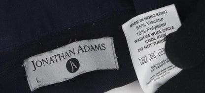 Jonathan Adams Men's Blue Polo Shirt Size 12 Short Sleeve