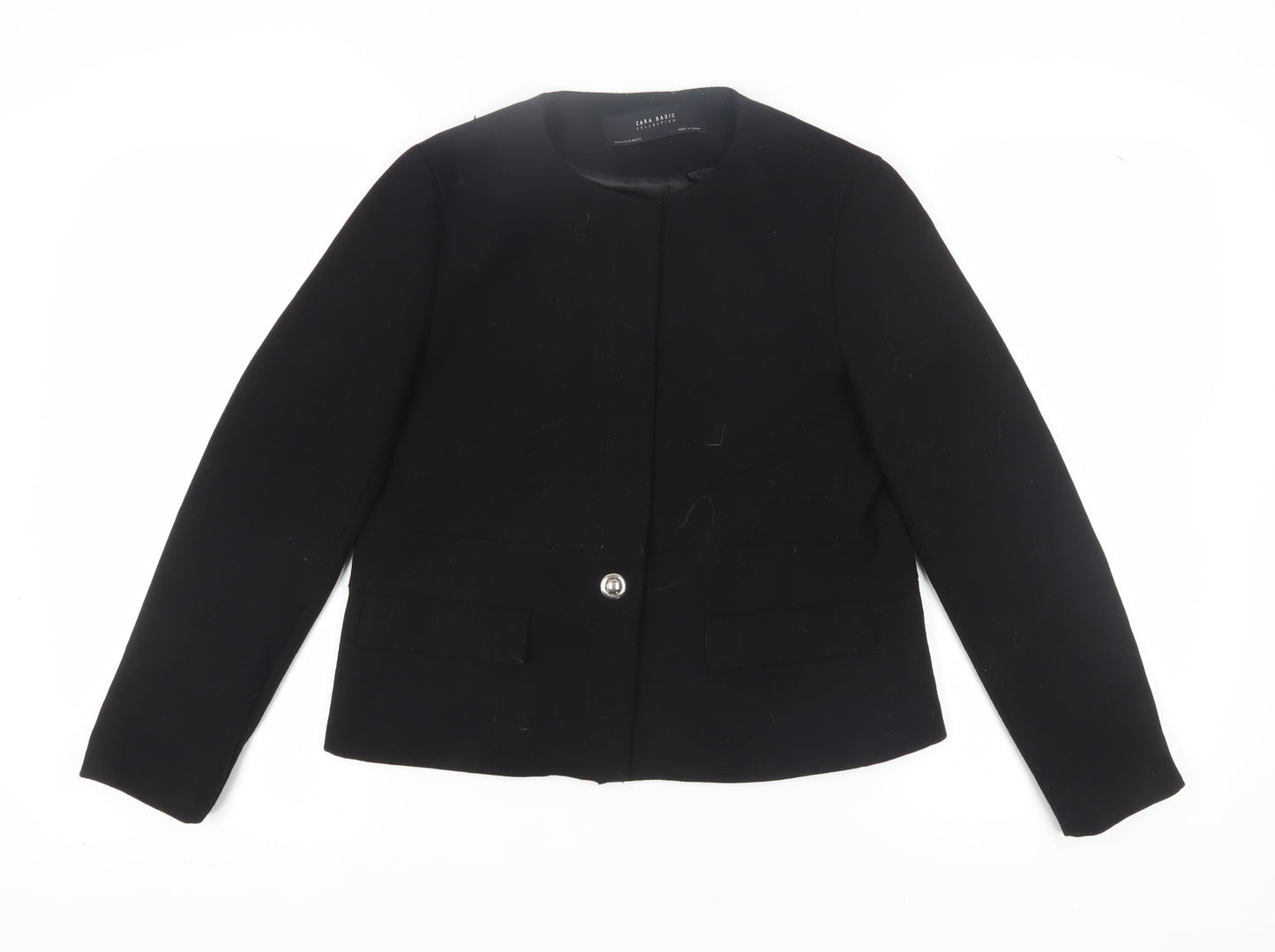 Zara Women's Black Blazer Size 8 Regular