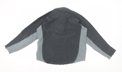 Trespass Grey Unisex Henley Sweatshirt M, 1/2 Zip, Outdoor Casual