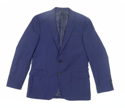 Mens UK Size 40 Jaeger Regular Blue Suit Jacket