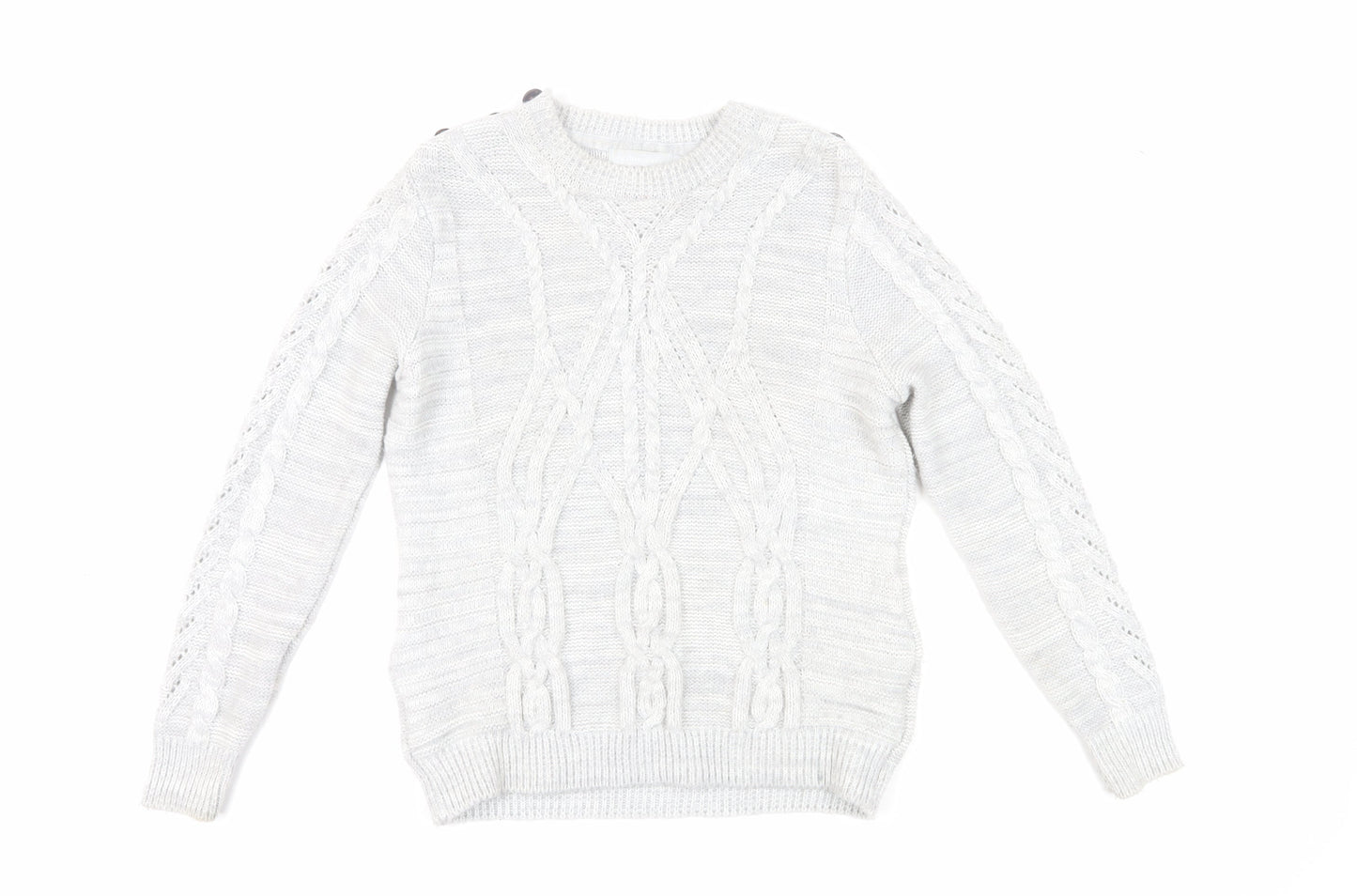 Womens UK Size 12 Red Herring White Jumper Jumper
