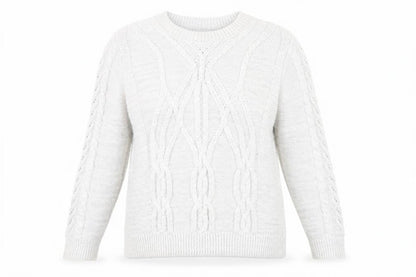 Womens UK Size 12 Red Herring White Jumper Jumper
