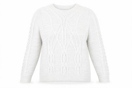Womens UK Size 12 Red Herring White Jumper Jumper