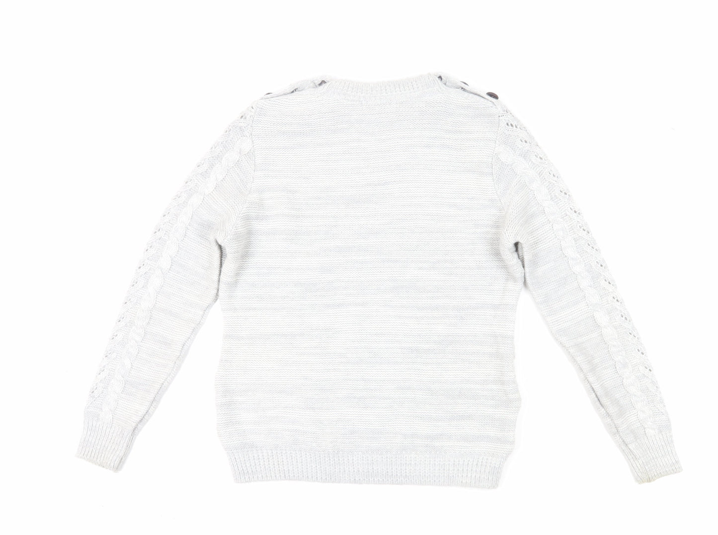 Womens UK Size 12 Red Herring White Jumper Jumper