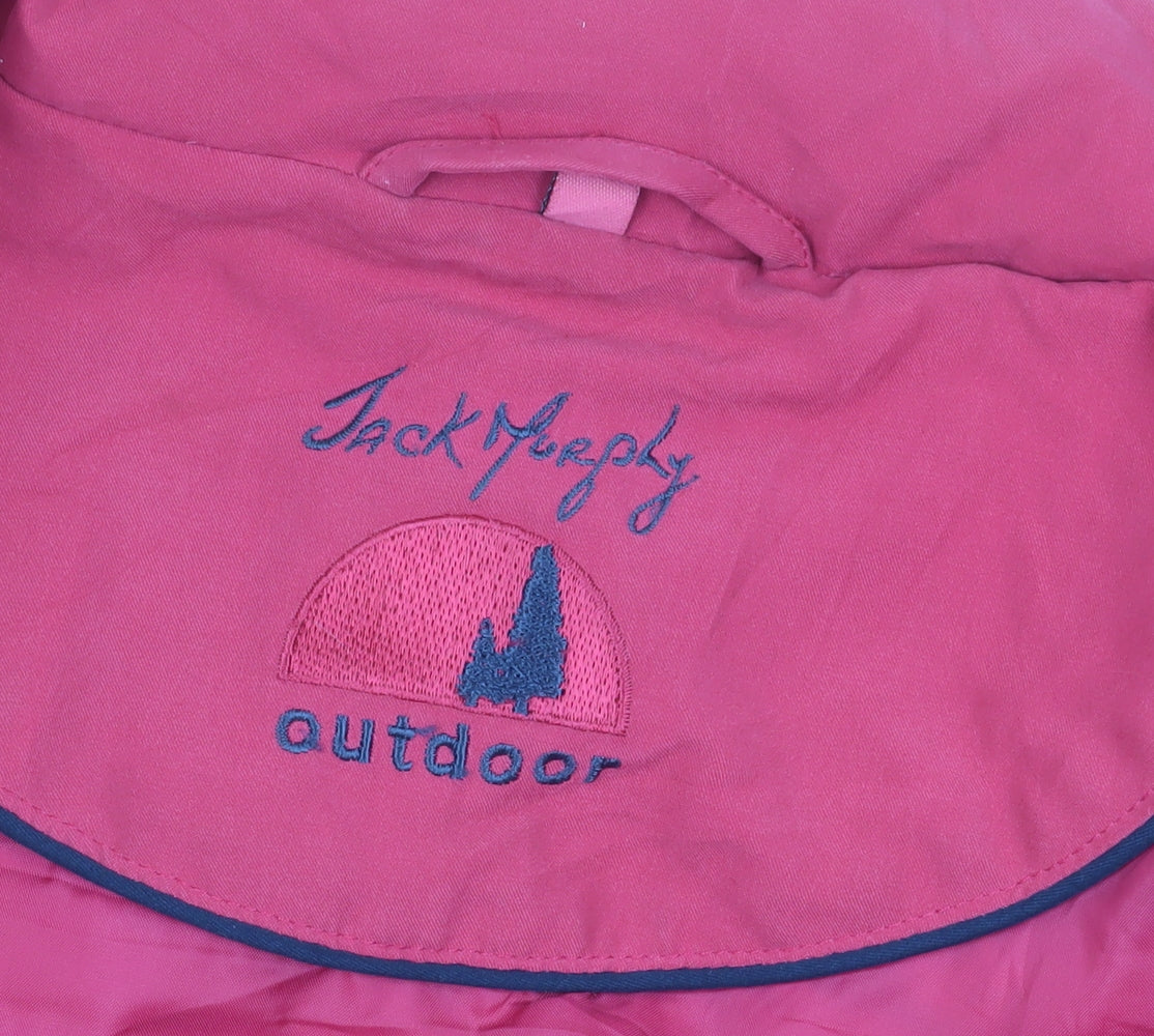 Womens UK Size 12 Jack Murphy Pink Puffer Jacket