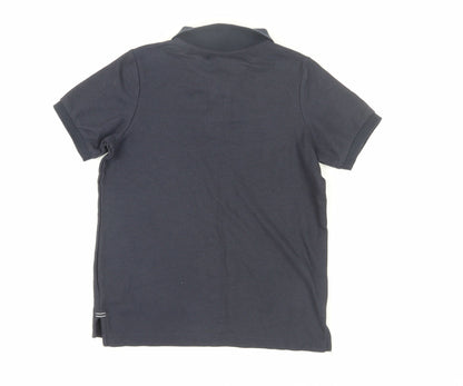 Slazenger Boys Black Cotton Polo Shirt 11-12 Years