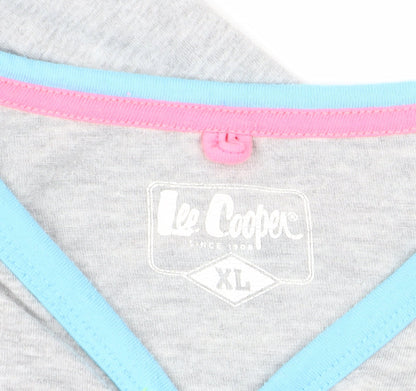 Womens UK Size XL Lee Cooper Grey  T-Shirt