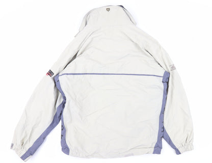 Mens UK Size M Bonfire White Puffer Jacket