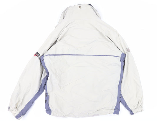 Mens UK Size M Bonfire White Puffer Jacket