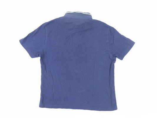 Penguin Men's Blue Polo Shirt XS Slim Fit