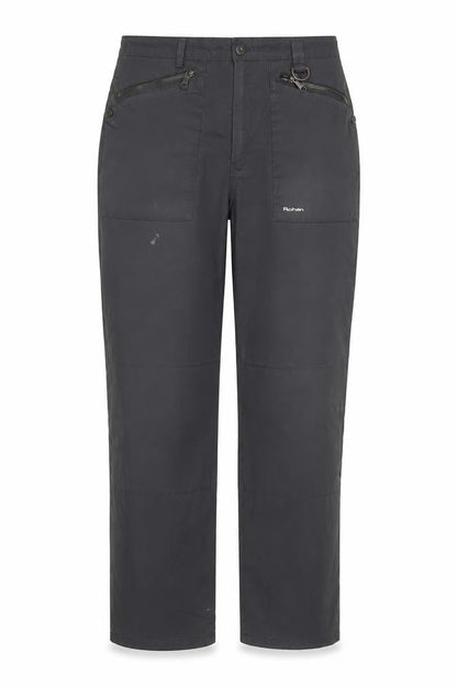 Womens UK Size 4 Rohan Relaxed Fit Cargo Black Trousers