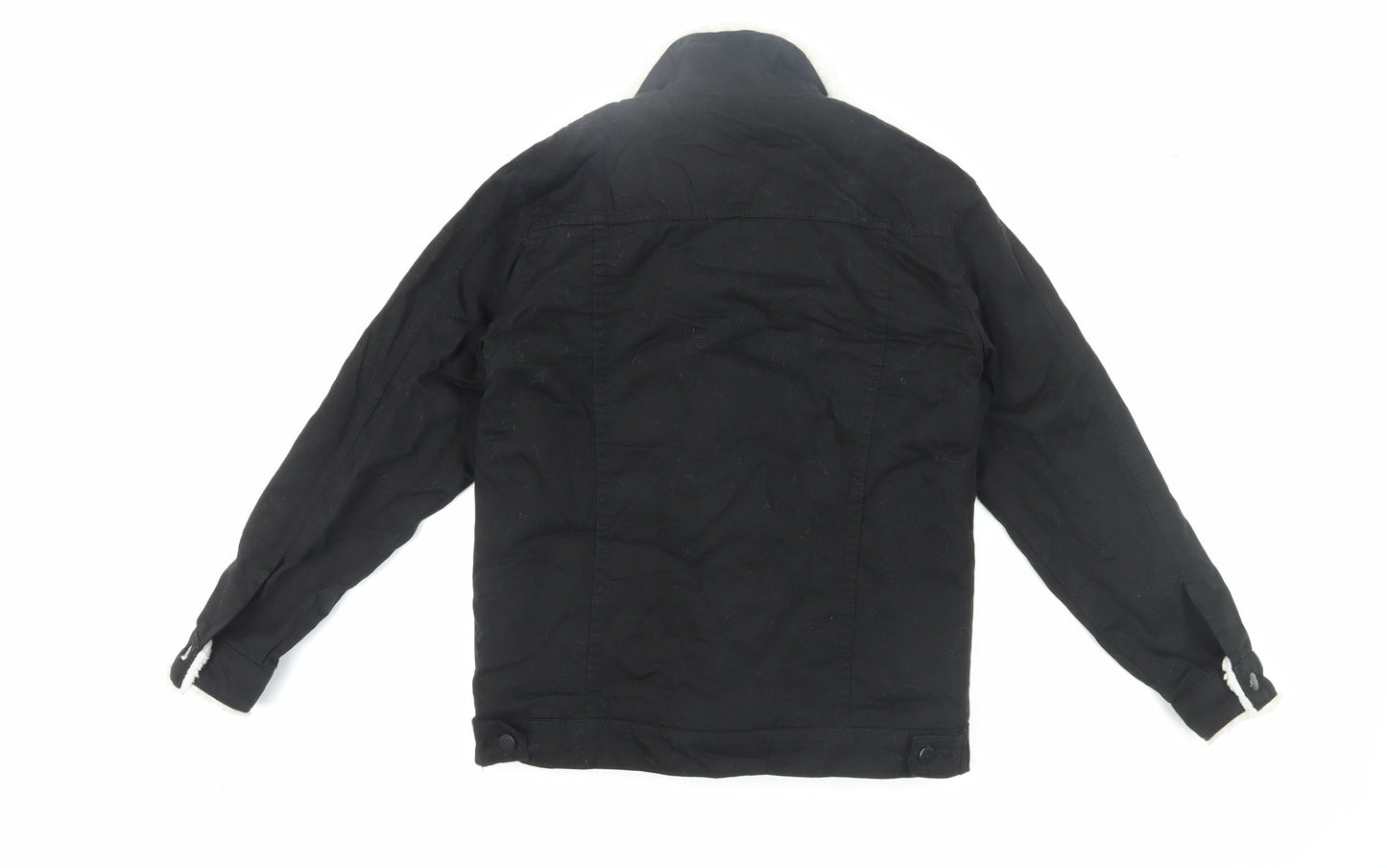 Mens UK Size S s.Oliver Black Bomber Jacket