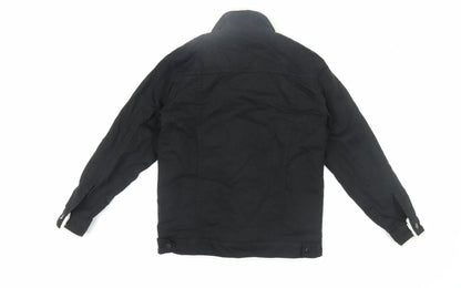 Mens UK Size S s.Oliver Black Bomber Jacket