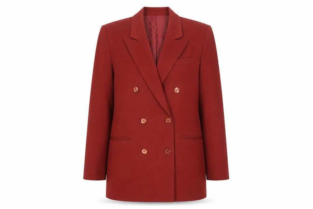 Womens UK Size 12 Marks and Spencer Regular Red Blazer