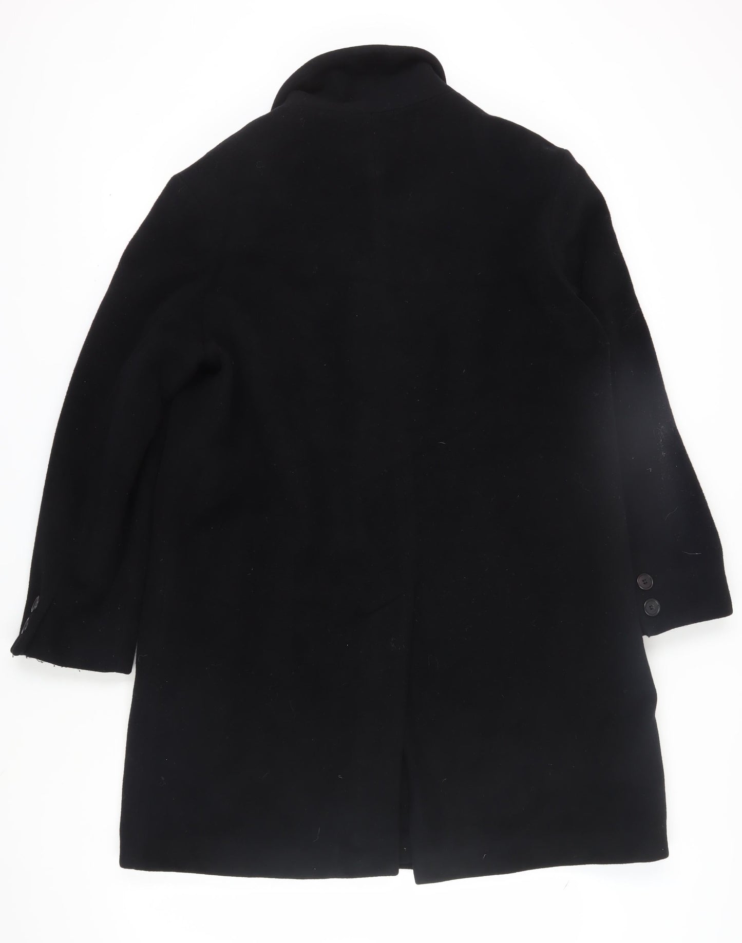 Womens UK Size 14 Kaliko Black Overcoat