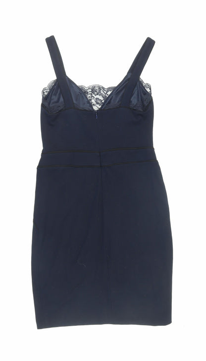 Mango Women's Black Sheath Dress Size 10