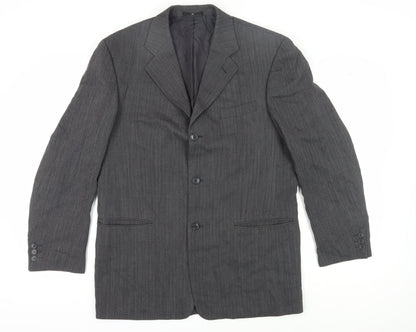 Mens UK Size 42 Ciro Citterio Regular Grey Suit Jacket