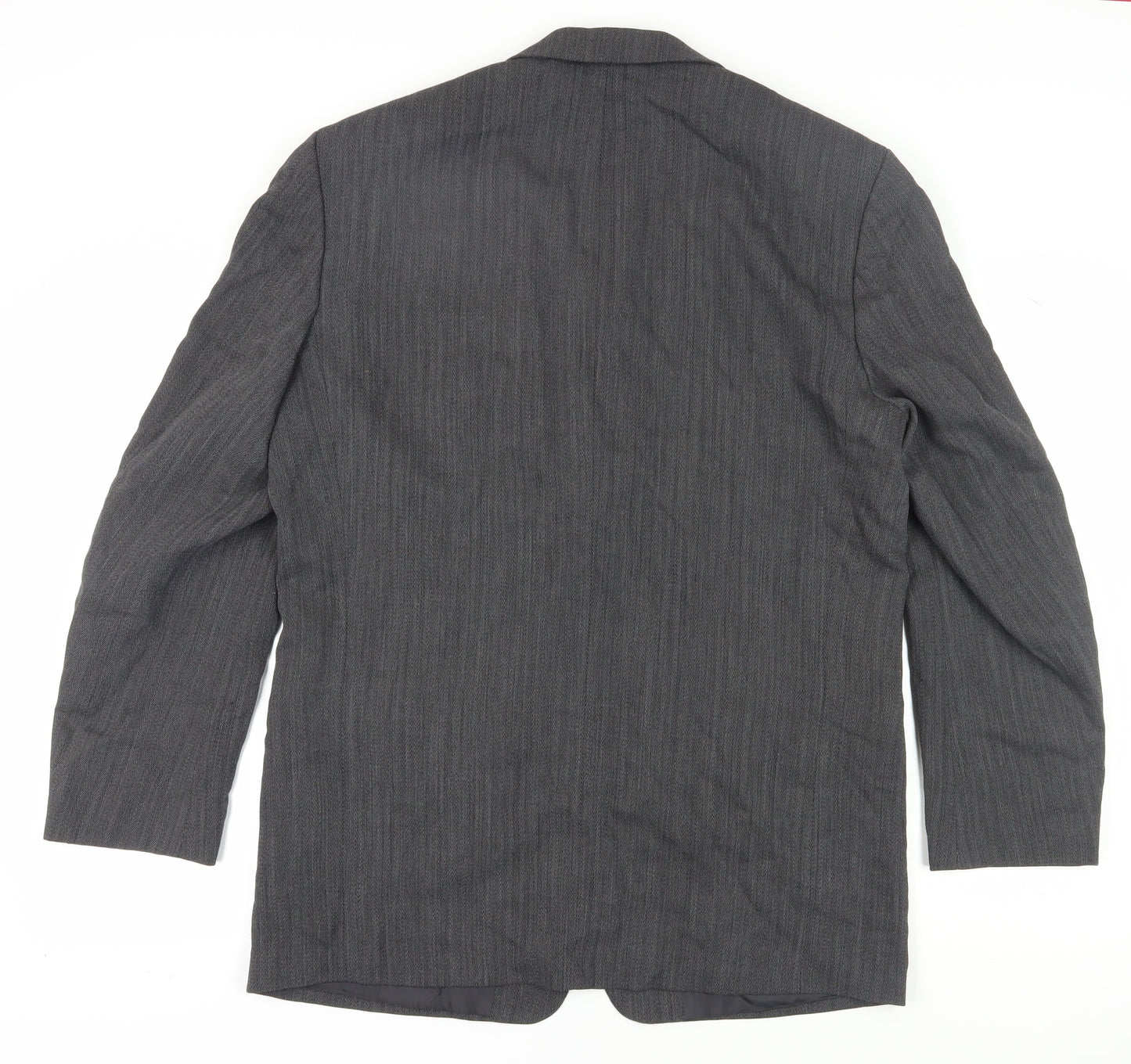 Mens UK Size 42 Ciro Citterio Regular Grey Suit Jacket