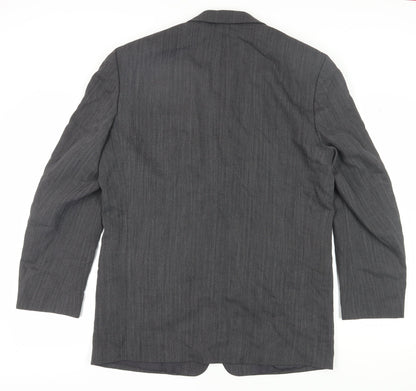 Mens UK Size 42 Ciro Citterio Regular Grey Suit Jacket