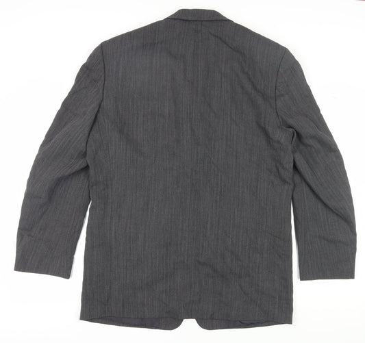 Mens UK Size 42 Ciro Citterio Regular Grey Suit Jacket