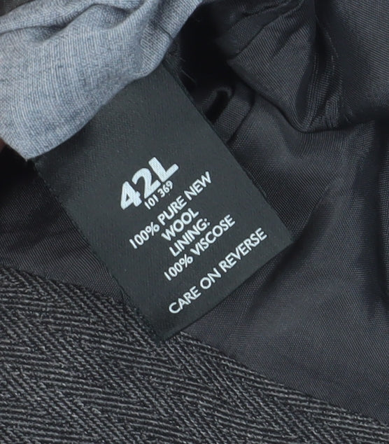 Mens UK Size 42 Ciro Citterio Regular Grey Suit Jacket