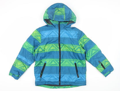 Acca Mukka Boys Blue Green Puffer Jacket 11-12 Years