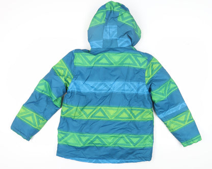 Acca Mukka Boys Blue Green Puffer Jacket 11-12 Years