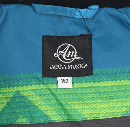 Acca Mukka Boys Blue Green Puffer Jacket 11-12 Years
