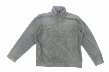 Mens UK Size M Gap Green 1/4 Zip Sweatshirt