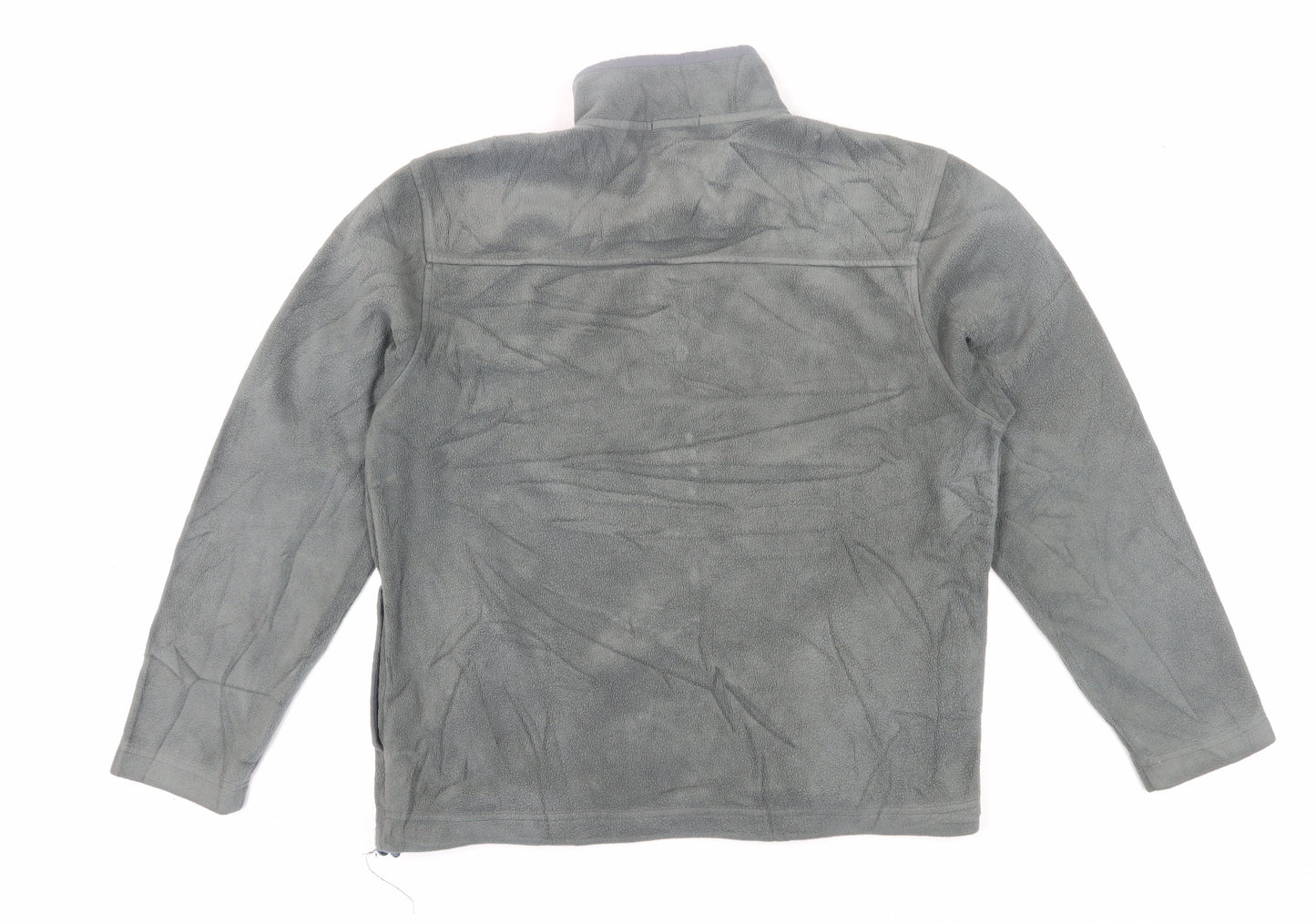 Mens UK Size M Gap Green 1/4 Zip Sweatshirt