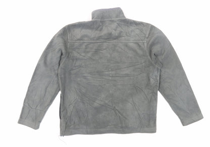 Mens UK Size M Gap Green 1/4 Zip Sweatshirt