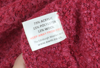 Honor Millburn Women's Red Cardigan M Knit Chunky