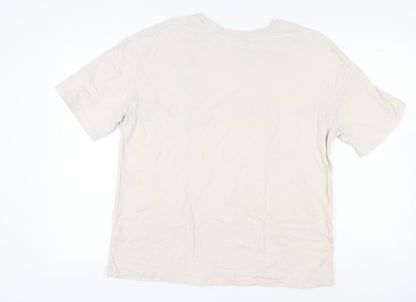 Womens UK Size 14 Everlast Beige Basic T-Shirt