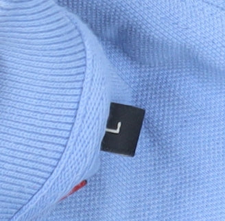 Pierre Cardin Men's Blue Polo, Size L, Regular Fit