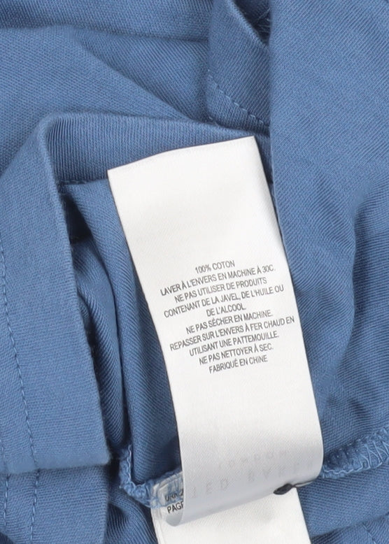 Ted Baker Men’s Blue Polo Shirt Size 34 Short Sleeve