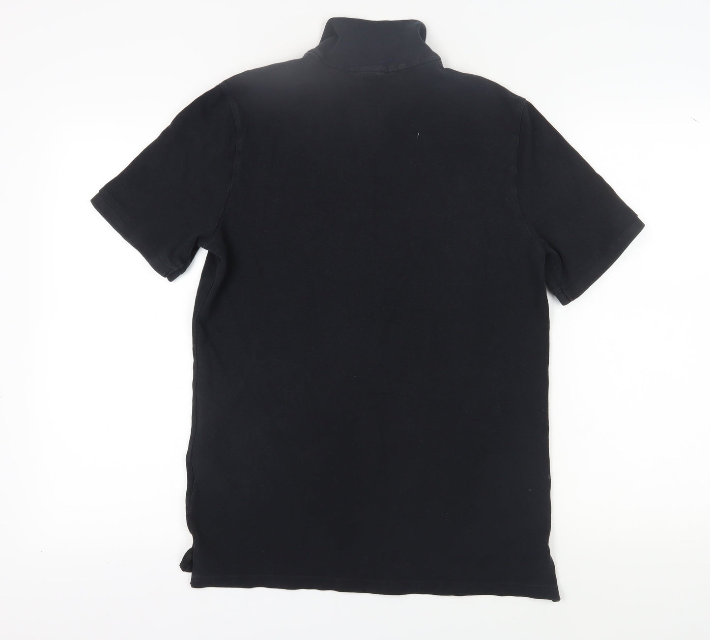 Nike Men's Black Polo Shirt M - Short Sleeve, Logo Accent