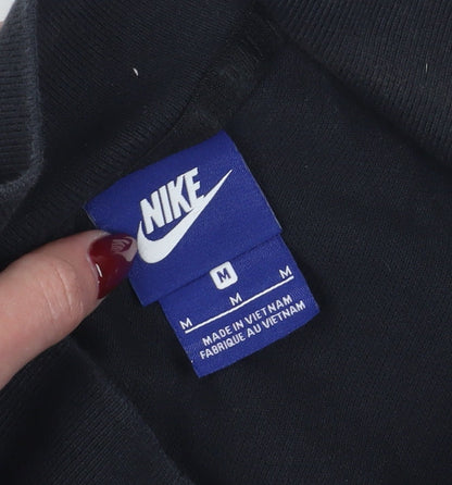 Nike Men's Black Polo Shirt M - Short Sleeve, Logo Accent