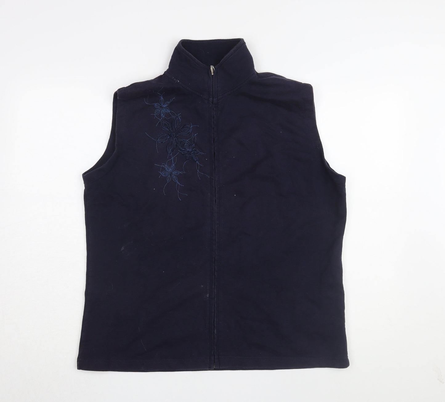 Womens UK Size L EWM Blue Gilet